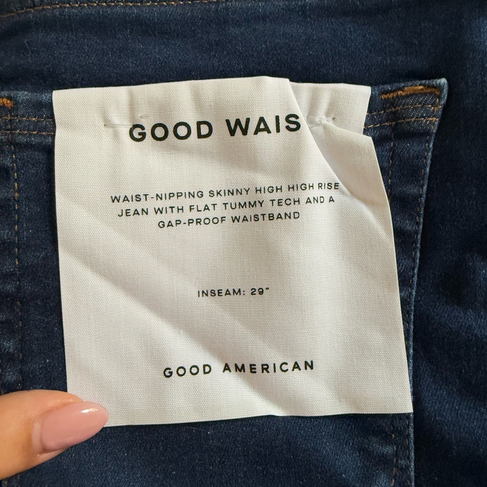 Good American Denim Button-Up Jeans